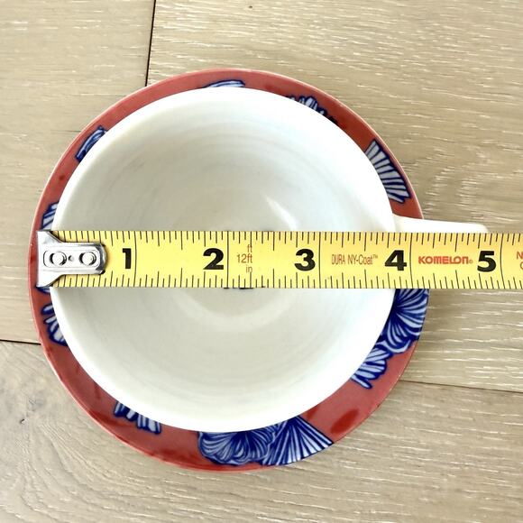 RARE Anthropologie Ruan Hoffmann Jardin Des Plantes LOVE MORE Cup Saucer Set - Picture 6 of 9